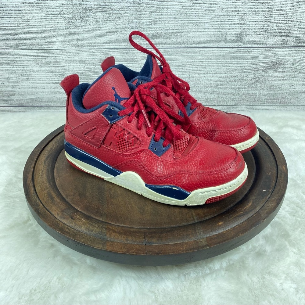 Kids Jordan 4 Retro Gs Fiba Sneakers Size 1.5Y